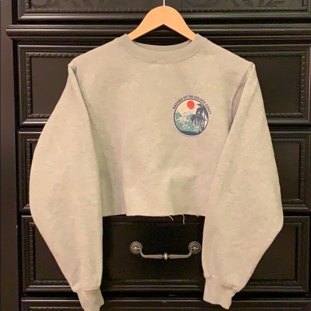 Brandy Melville John Galt Cropped Sweatshirt